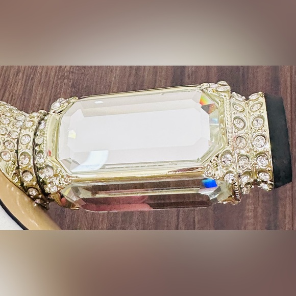 NALEBE BY AMINA MEANS SATIN AURUM MULES - Picture 7 of 16